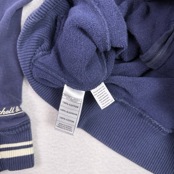 Mitchell & Ness St Louis Cardinals Full Zip Hoodie Small Blue Distressed MLB - Picture 5 of 9